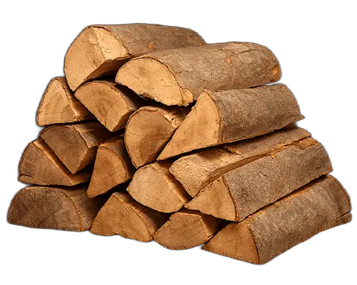 Holzstoß Brennholz